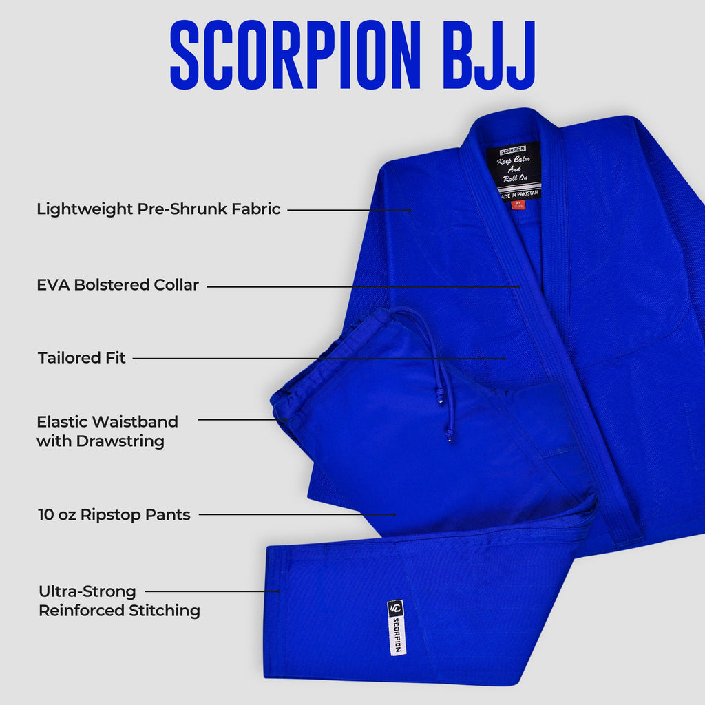 Scorpion Essential 1.0 BJJ Gi - Blue